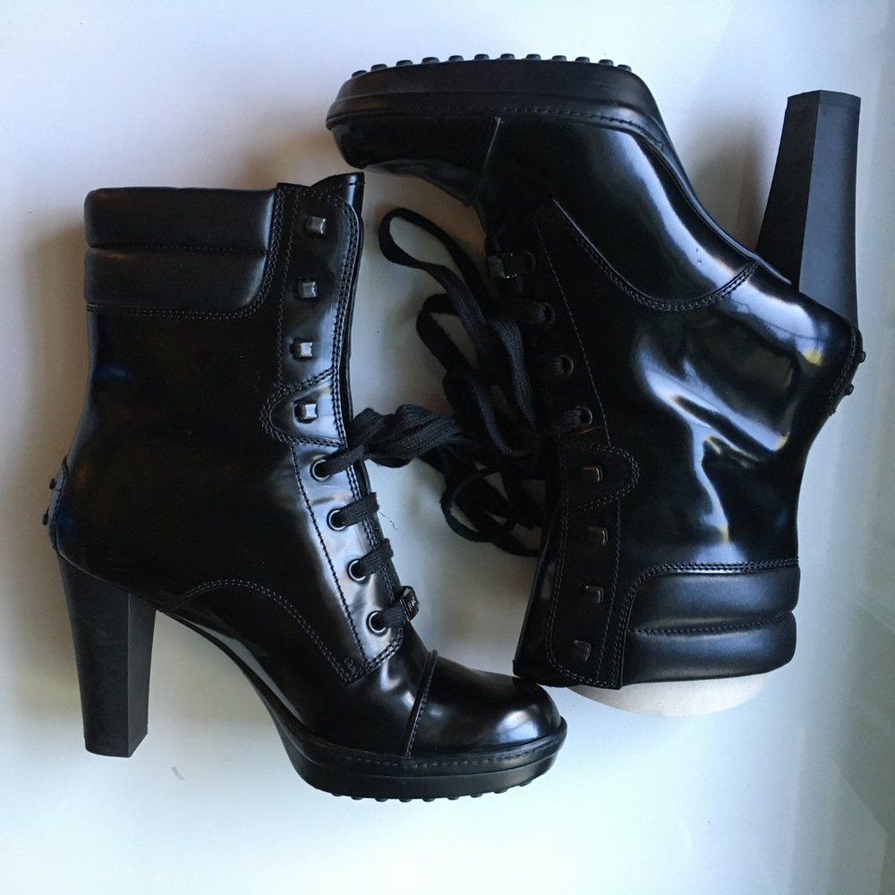 Tod's Ankle black boots size 37 - Picture 1 of 8